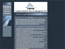 Tablet Screenshot of fspwlawllp.com